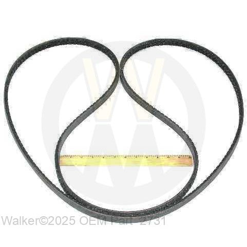 Walker Part # 2731 : BLADE DRV BELT (R3VX1250)