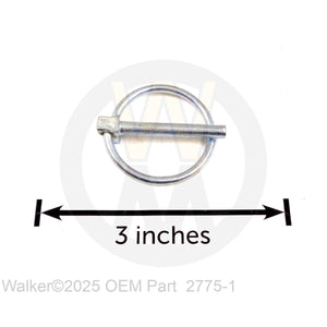 Walker Part # 2775-1 : LYNCH PIN (3/16X1-1/4)