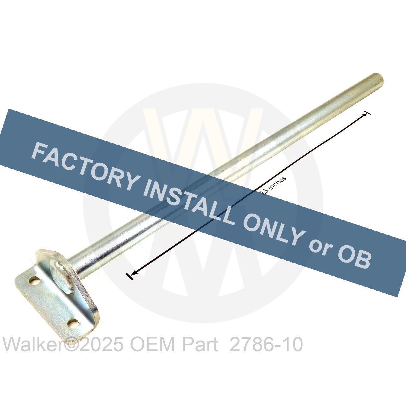 Walker Part # 2786-10 : Adjustable Footrest Rod