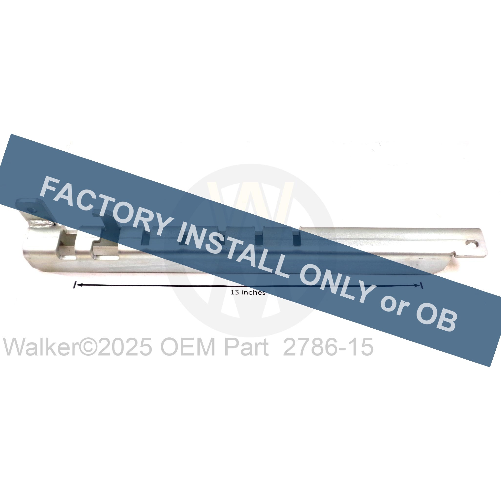 Walker Part # 2786-15 : Footrest Lock Channel/LH