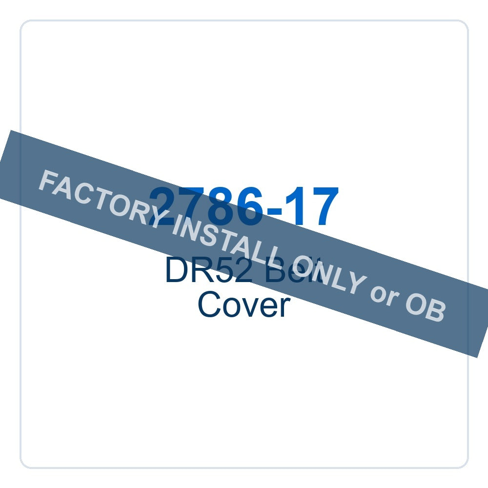 Walker Part # 2786-17 : DR52 Belt Cover