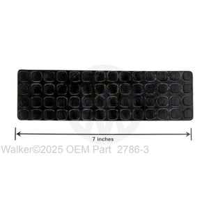 Walker Part # 2786-3 : RUBBER MAT (2X7)