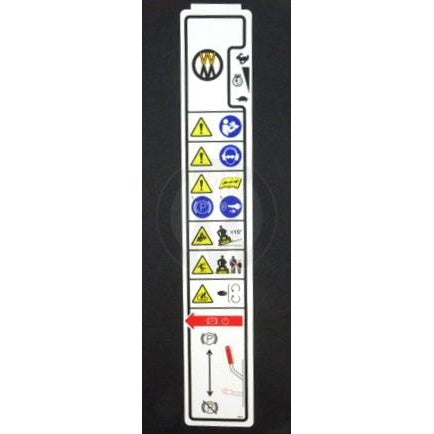 Walker Part # 2802-5 : Decal,Diesel Fender/LH/ Lexan (Symbolic)
