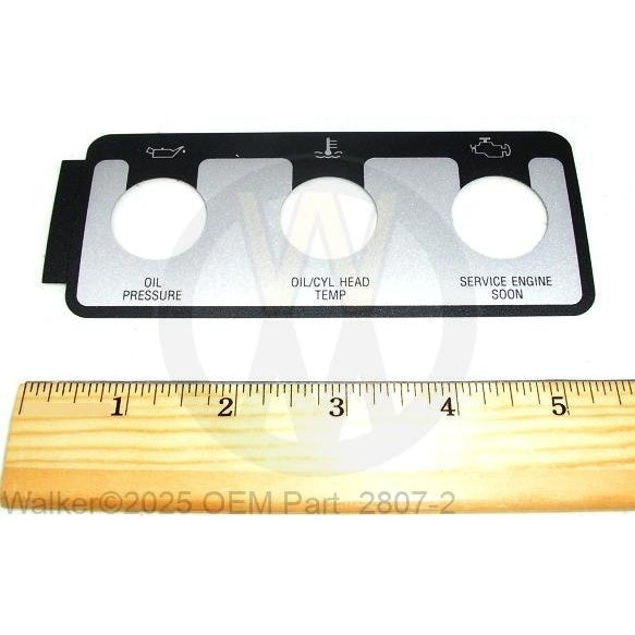 Walker Part # 2807-2 : DECAL,SYSTEMS WARNING