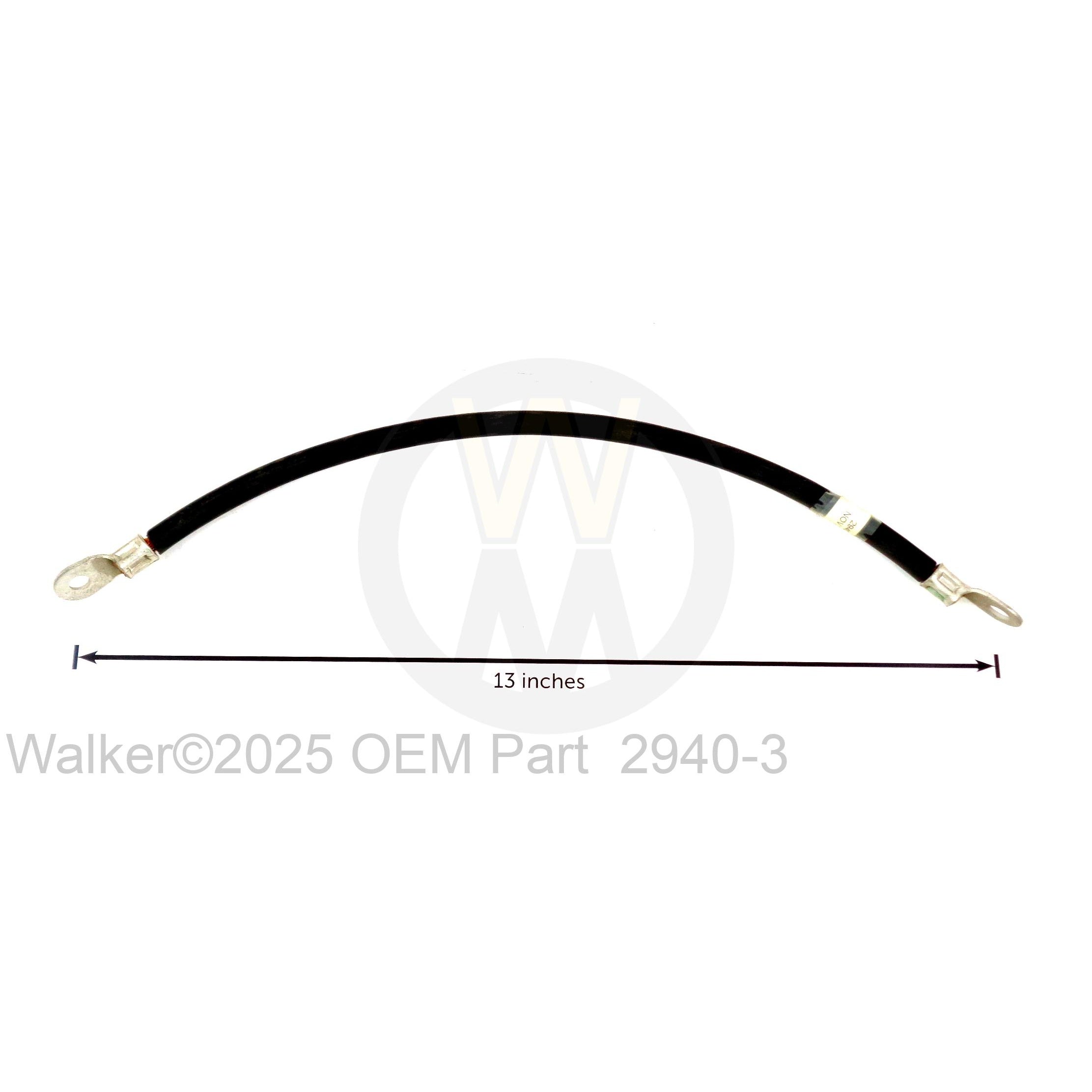 Walker Part # 2940-3 : BATTERY CABLE 14'