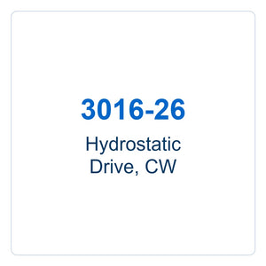 Walker Part # 3016-26 : Hydrostatic Drive, CW
