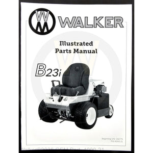 Walker Part # 4000-21 : Parts Manual/MB23i