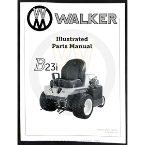 Walker Part # 4000-29 : Parts Manual/MB23i