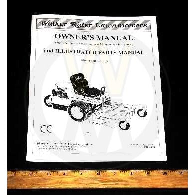Walker Part # 4000-2 : OWNERS/PARTS MANUAL