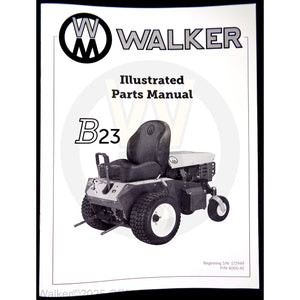 Walker Part # 4000-40 : Parts Manual, MB23