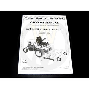 Walker Part # 4000-4 : OWNERS/PARTS MANUAL/MB/10