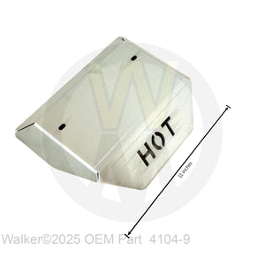 Walker Part # 4104-9 : HEAT SHIELD/ALUMINUM