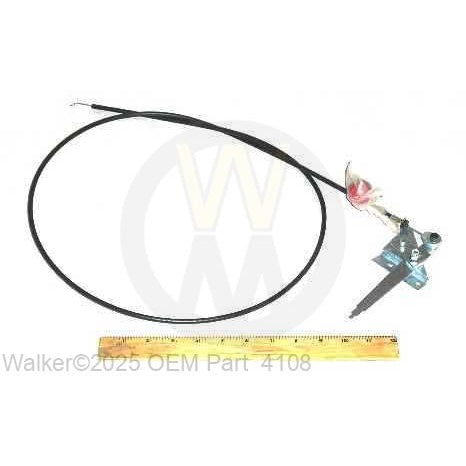 Walker Part # 4108 : THROTTLE CONTROL & CABLE ASSY