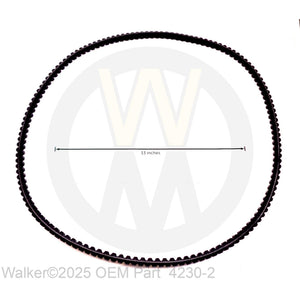 Walker Part # 4230-2 : ENG/PTO BELT/SINGLE (4230-1 is the matched set)