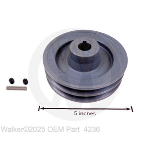 Walker Part # 4236 : PTO DRIVE PULLEY (5/AA)