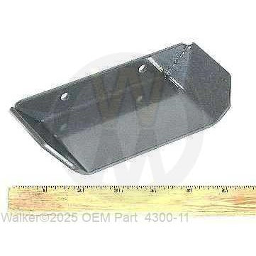 Walker Part # 4300-11 : PTO BELT GUARD