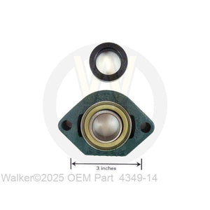 Walker Part # 4349-14 : Flange Bearing 1' Machine Flat