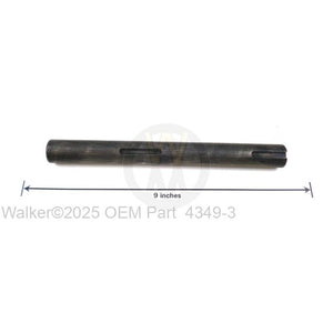 Walker Part # 4349-3 : HYDRO DRIVE SHAFT