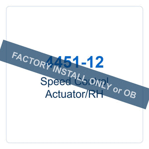 Walker Part # 4451-12 : Speed Control Actuator/RH