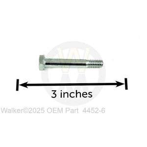 Walker Part # 4452-6 : STEERING PIVOT (1/4-20X1-1/2)