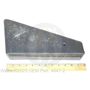 Walker Part # 4647-2 : TAIL WEIGHT/RH (43 lbs)