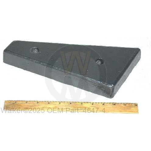 Walker Part # 4647-4 : TAIL WEIGHT/RH (30 lbs)