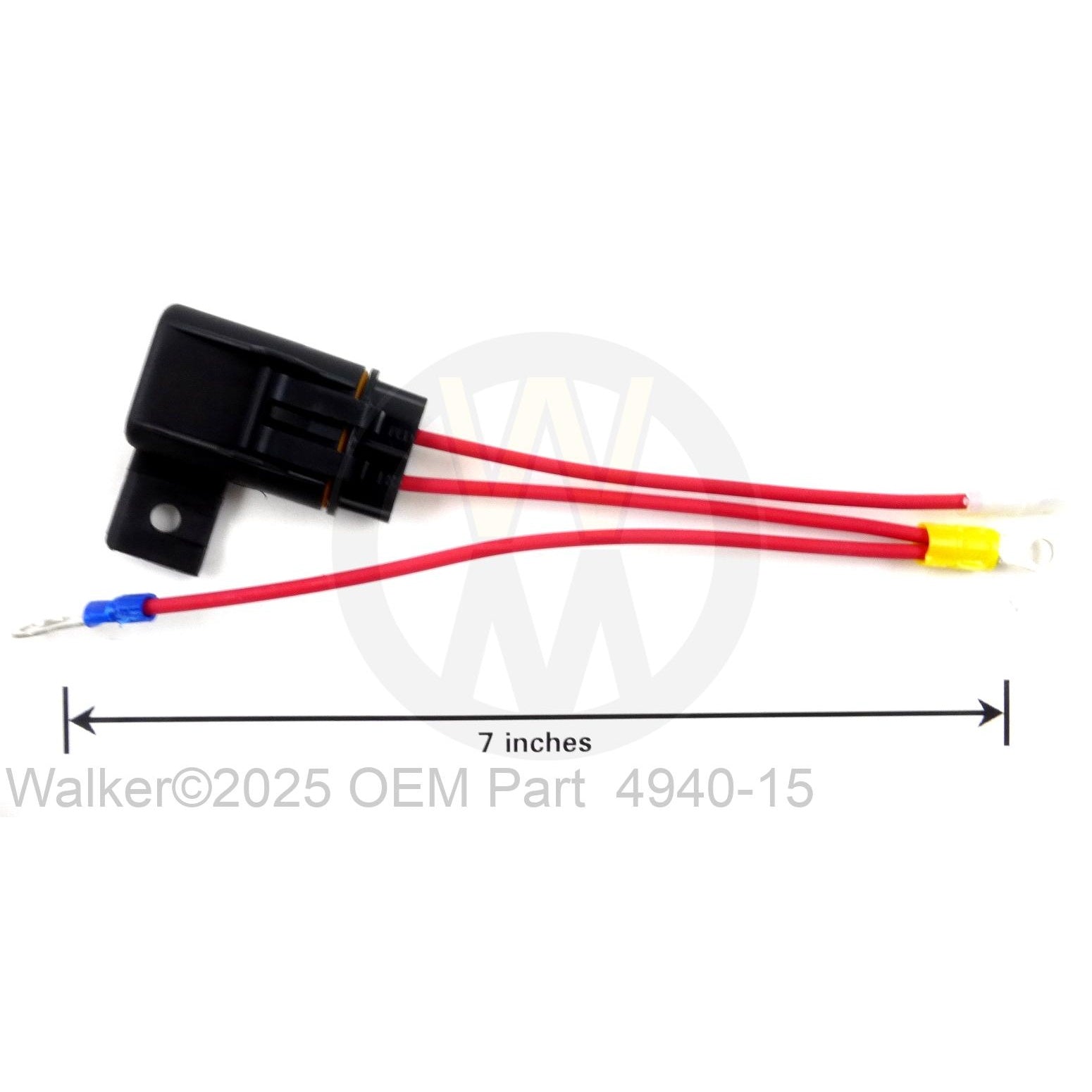 Walker Part # 4940-15 : 30A Fuse, Jumper Wire Assembly