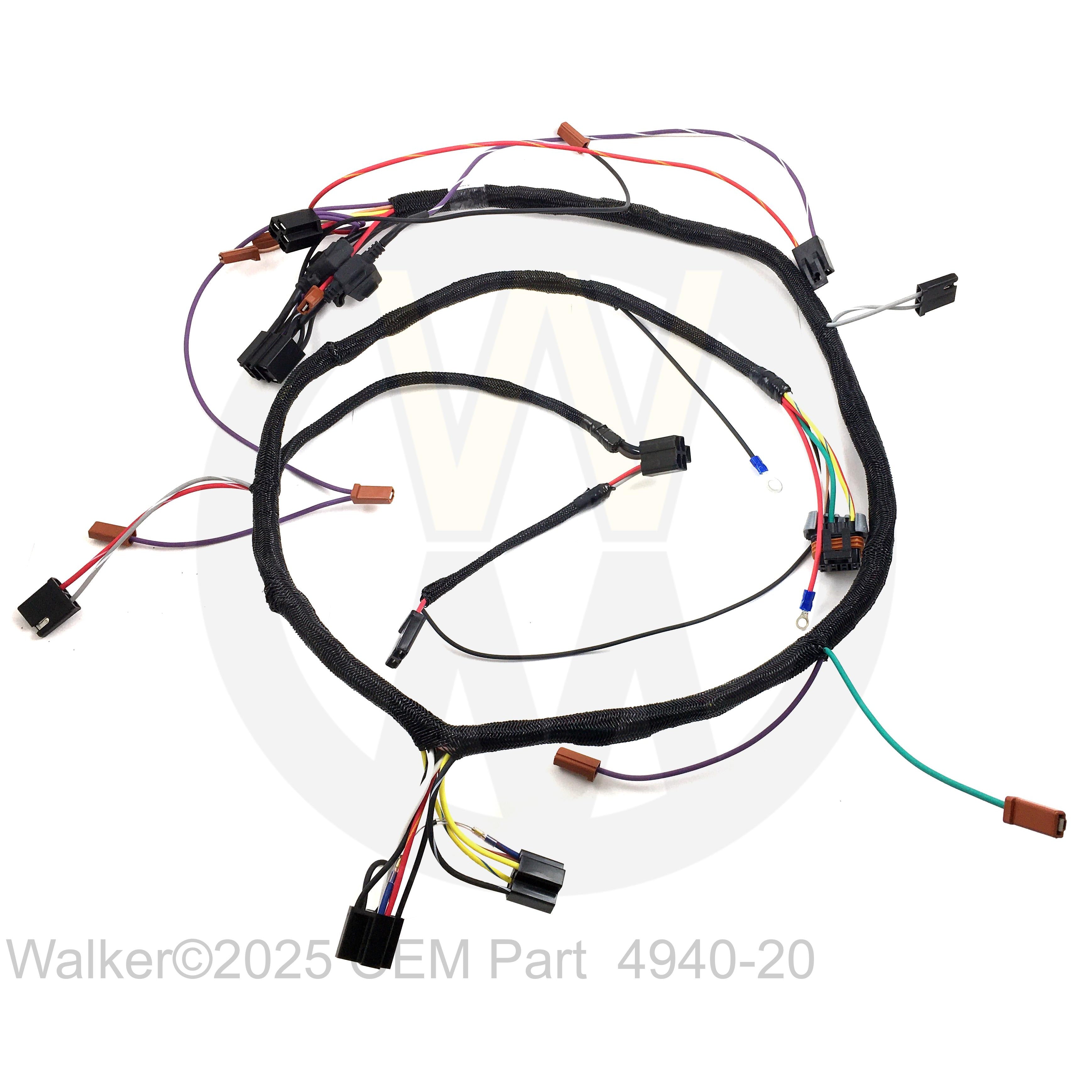 Walker Part # 4940-20 : Wire Harness/ MB27i (S/N 165083 & Prior)