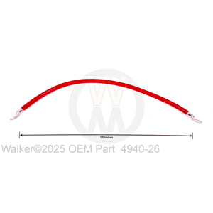 Walker Part # 4940-26 : Battery Cable 15"