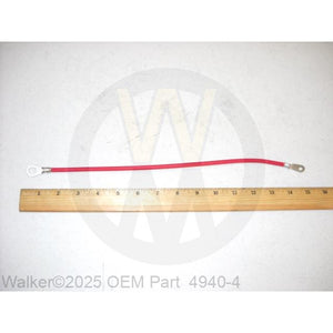 Walker Part # 4940-4 : BATTERY CABLE 12' (+)