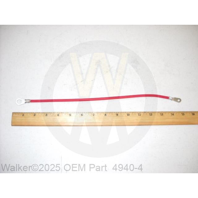 Walker Part # 4940-4 : BATTERY CABLE 12' (+)