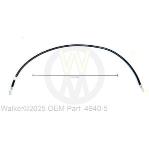 Walker Part # 4940-5 : BATTERY CABLE 29'