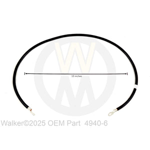 Walker Part # 4940-6 : BATTERY CABLE 33'