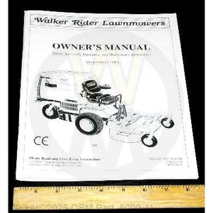 Walker Part # 5000-11 : OWNERS MANUAL S/02