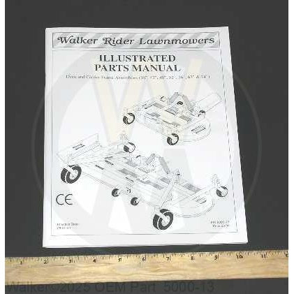 Walker Part # 5000-13 : PARTS MANUAL/DECKS/05