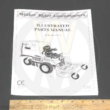 Walker Part # 5000-14 : PARTS MANUAL S/05