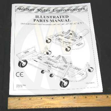 Walker Part # 5000-17 : PARTS MANUAL/DECKS/06