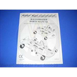Walker Part # 5000-20 : PARTS MANUAL/DECKS