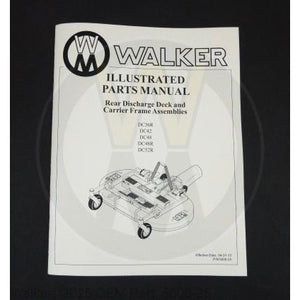 Walker Part # 5000-25 : Parts Manual/Decks/GHS