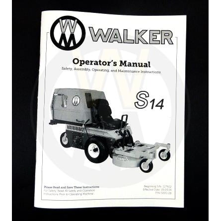 Walker Part # 5000-28 : Operators Manual MS14