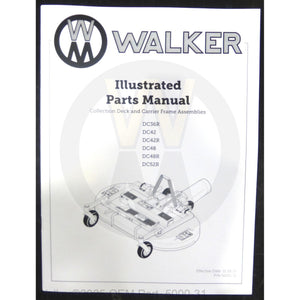 Walker Part # 5000-31 : Parts Manual/Decks/DC