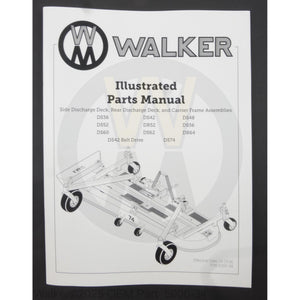 Walker Part # 5000-34 : Parts Manual/Decks/DS/DR