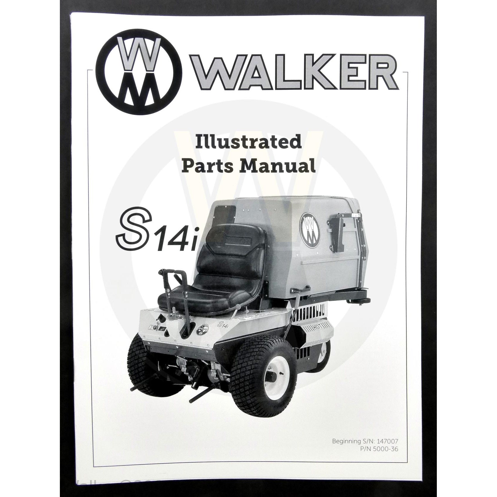 Walker Part # 5000-36 : Parts Manual MS14i