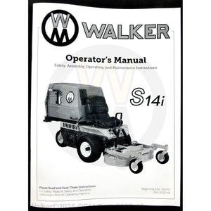 Walker Part # 5000-46 : Operators Manual/MS14i