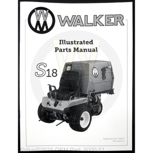 Walker Part # 5000-51 : Parts Manual MS18