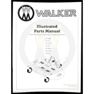 Walker Part # 5000-54 : Parts Manual/Decks/DC