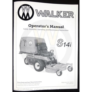 Walker Part # 5000-56 : Operators Manual/MS14i
