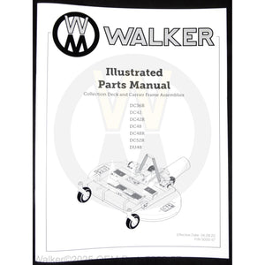 Walker Part # 5000-57 : Parts Manual/Decks/DC
