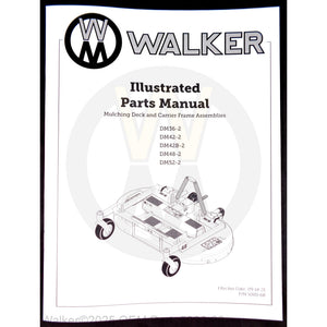 Walker Part # 5000-68 : Parts Manual/Decks/DM