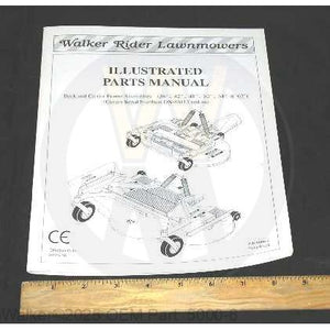 Walker Part # 5000-6 : PARTS MANUAL/DECKS/BOUND/97